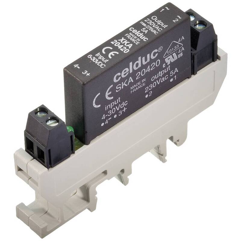 Celduc Halbleiterrelais XKA70420 5 A Schaltspannung max. 275 V/AC 7 STÜCK - 3760283307957