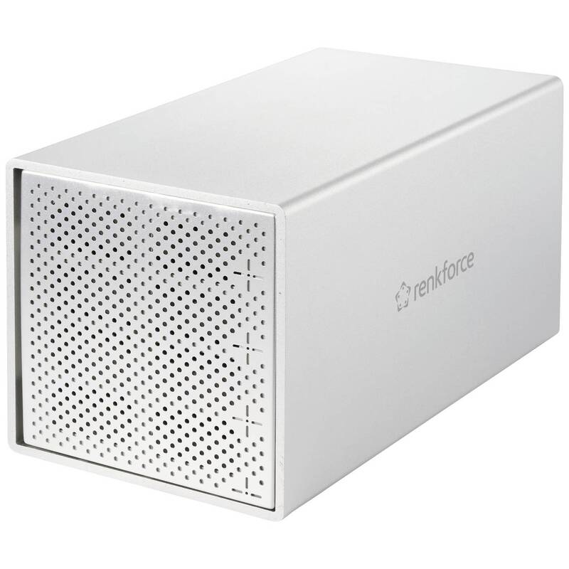 Renkforce RF-5587610 SATA-Festplatten-Gehäuse Anzahl Festplatteneinschübe: 4 Bay - 4064161246826