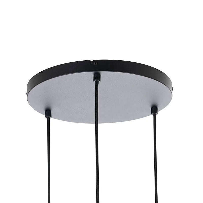 Lucande Mikolay Pendant Light, 3-bulb, Black - 4251911756401