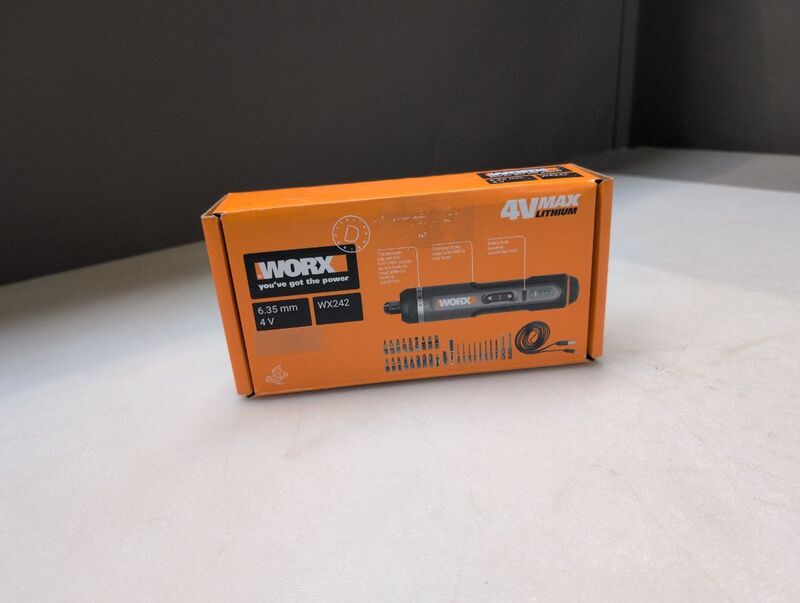 Worx Akku-Schrauber 4V 2,0Ah Li-Ion Schrauber inkl. Koffer handlich leicht - 6925387172703