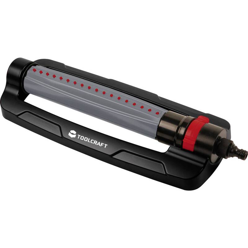Toolcraft Viereckregner Gartenbewässerung Sprinkler 418m² Reichweite 22m - 4016139197500