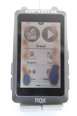 Sigma Fahrrad-Navi ROX 12.1 EVO Bluetooth GPS GLONASS Europa 3 Zoll grau 110g