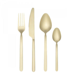 B-Ware Blomus - Stella Besteckset champagne 16-teilig Besteck Messer Gabel Küchenset