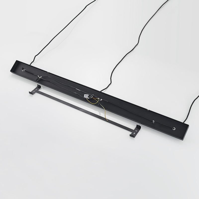 Lindby Pendellampe Hängeleuchte Tarjei LED Lampe dimmbar schwarz-gold 146cm - 4251911703320