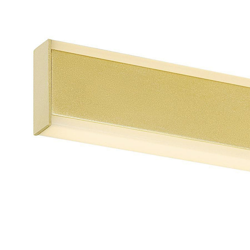 SLV Wandleuchte Badlampe LED One Linear messing Aluminium Acryl 52 cm - 4024163292450