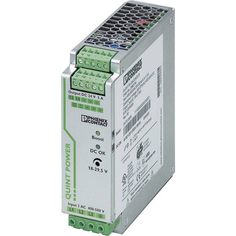 Phoenix Contact Netzteil Stromversorgung Hutschienen QUINT POWER 24V 5A 120W - 4046356155441
