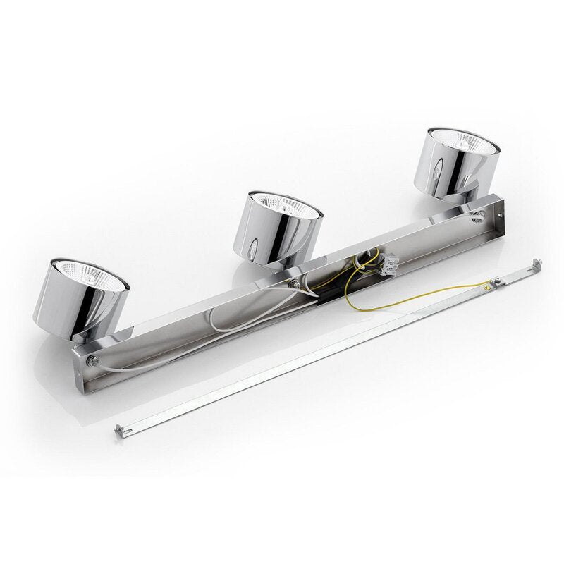 Chloe Deckenspot Leuchte Spot chrom glänzend Stahl verchromt Glas dreiflammig - 5902553238884