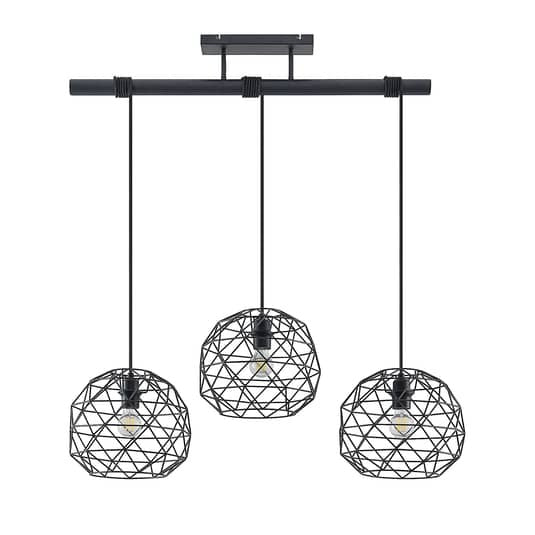 Lindby Paridimo Hängelampe Hängeleuchte Pendellampe Lampe Leuchte Stahl 3 flg. - 4251911737950