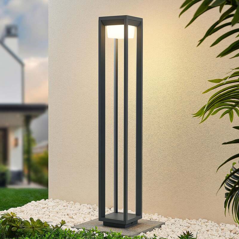 Prios Wegeleuchte Gartenleuchte Gamion LED Pollerleuchte anthrazit 90cm IP54 - 4251911736922