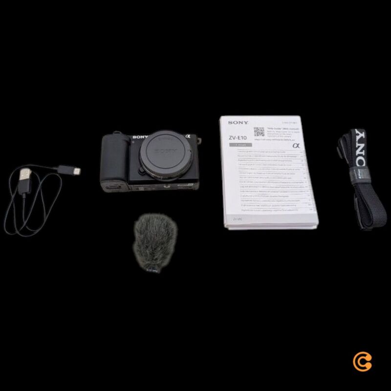 Sony Digitalkamera ZV-E10 spiegellos 24.2 MPix Kamera für Vlogging schwarz 343g - 5013493418318