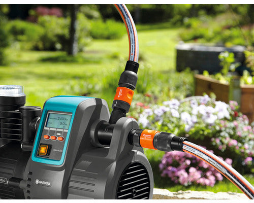 Gardena Hauswasserautomat 5000/5 LCD flüsterleise Jetpumpe 5000l/h 5bar 8m - 4078500044363