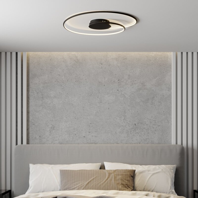 Lindby Joline LED-Deckenlampe Deckenleuchte Hängelampe Lampe LED 28W schwarz260 - 4251096564044