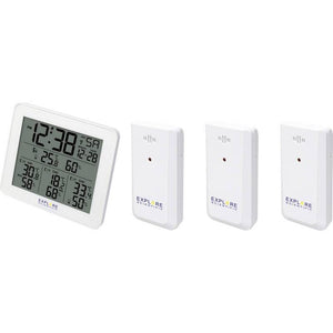 C-Ware Explore Scientific Funk-Wetterstation WSH4003 Wetterstation 3 Sensoren digital