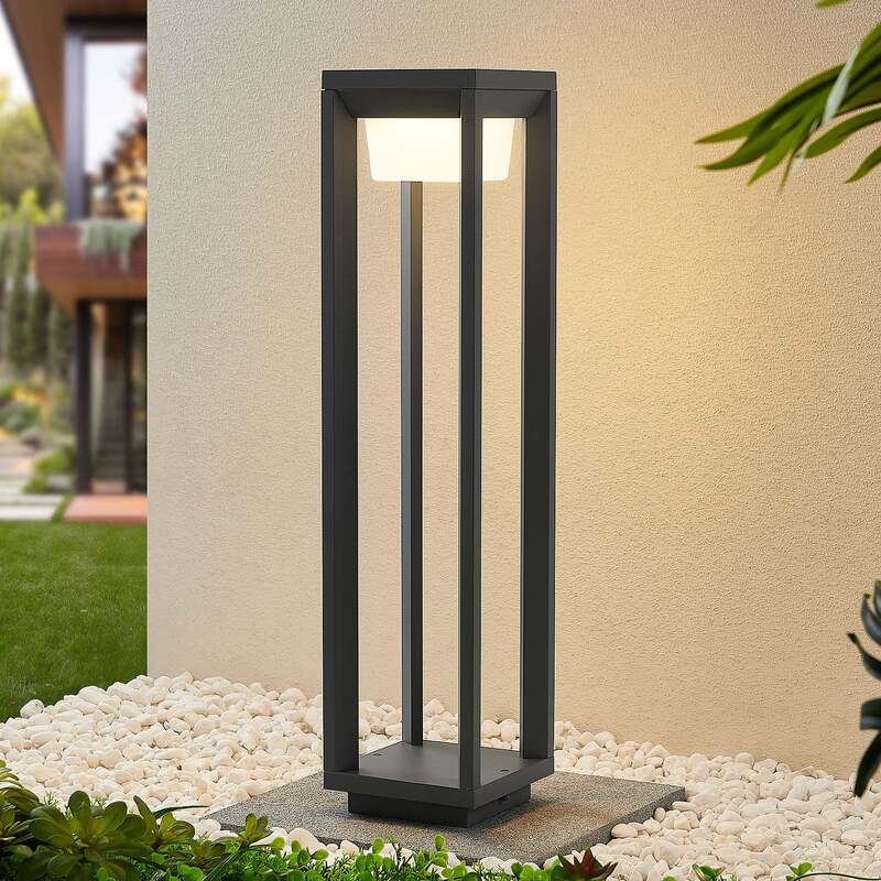 Prios Wegeleuchte Gartenleuchte Gamion LED Pollerleuchte anthrazit 60cm IP54 - 4251911736915