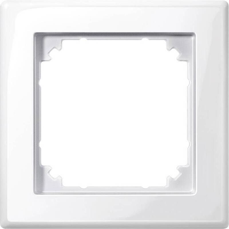 Merten Rahmen Abdeckrahmen 1fach M-Smart Polarweiß glänzend Kunststoff 49 STÜCK - 4042811032944
