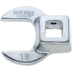 B-Ware Stahlwille Aufsteckmaulschlüssel Maulschlüssel Crow Foot 19 Mm Chromstahl