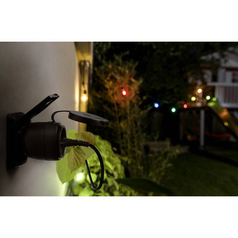 OSRAM SMART+ WIFI MATTER Funk-Steckdose Schwarz 230V Alexa Steuerung - 4099854419249