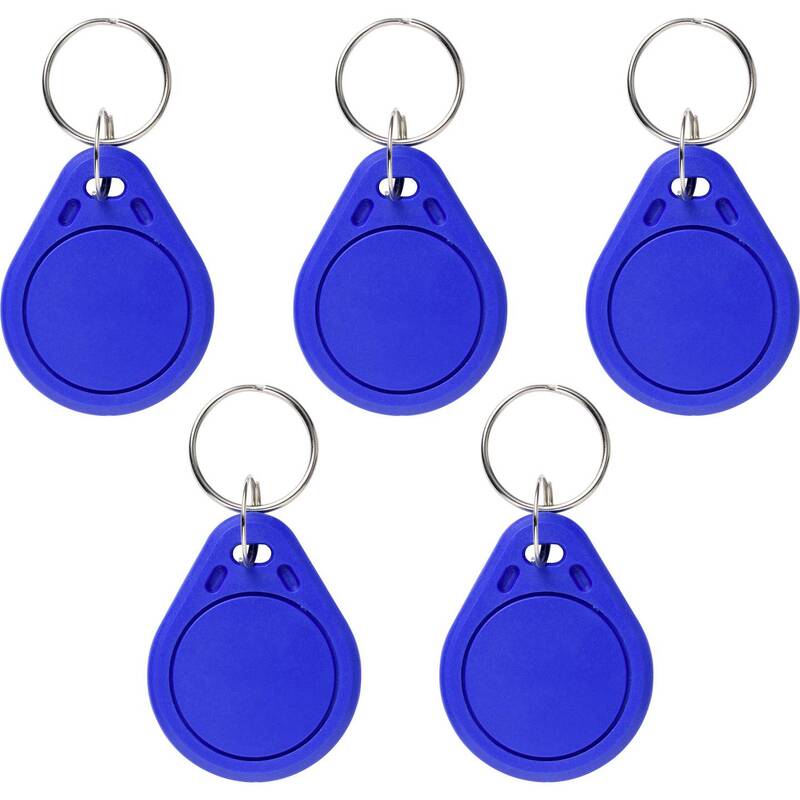TRU COMPONENTS RFID-Karte Karte RFID Zugangskarte Schlüsselanhänger 6 SETS - 4064161198729