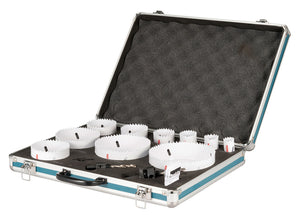 B-Ware Makita Lochsägen-Set HSS-BiM D-75764 13-teilig für Holz Metall Kunststoff