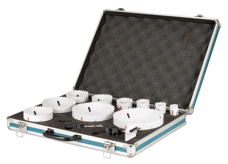Makita Lochsägen-Set HSS-BiM D-75764 13-teilig für Holz Metall Kunststoff - 0088381597692