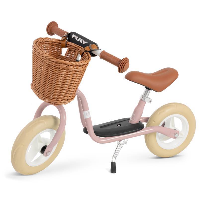 PUKY LR M Classic Retro Laufrad Lauflernrad Kinderrad Kinderlaufrad Korb Rose - 2000579135309
