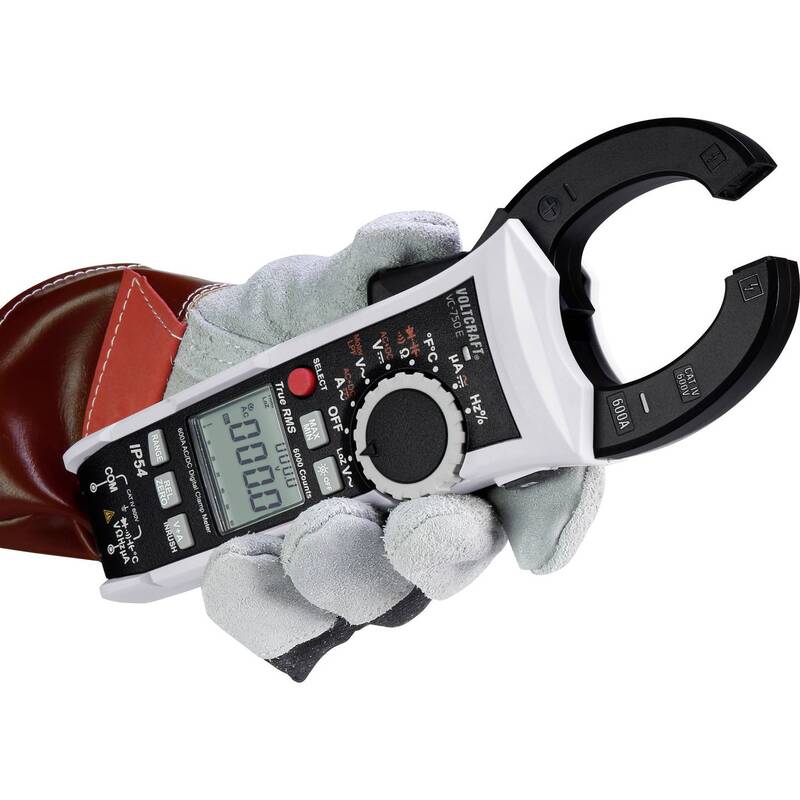 VOLTCRAFT VC-750 E Stromzange Handmultimeter Multimeter Messgerät Messzange - 4016139141985