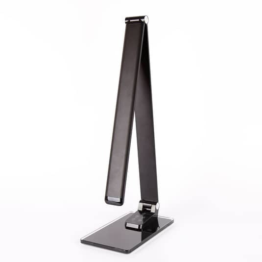 Aluminor Schreibtischleuchte Tischlampe LED Starglass Glasfuß Schwarz - 3131130365053