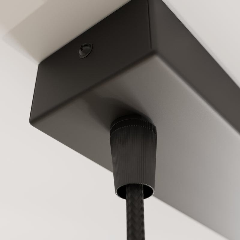 Hängeleuchte Bottle dreiflammig LED Pendelleuchte dimmbar schwarz Holz Stahl - 5907623619907