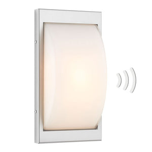 B-Ware 068LEDSEN Außenwandleuchte Wandlampe LED Edelstahl Sensor Bewegungsmelder