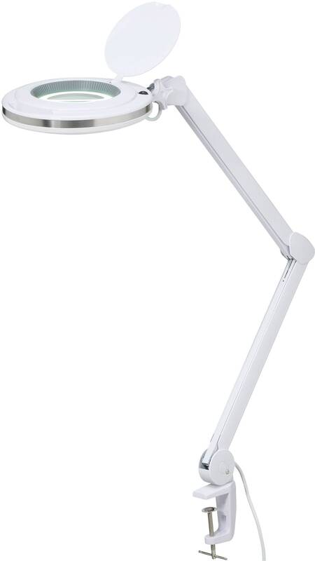 TOOLCRAFT TO-7173471 LED Lupenleuchte Lupe Arbeitsleuchte Lampe 3x Zoom EEK: F - 4064161188614