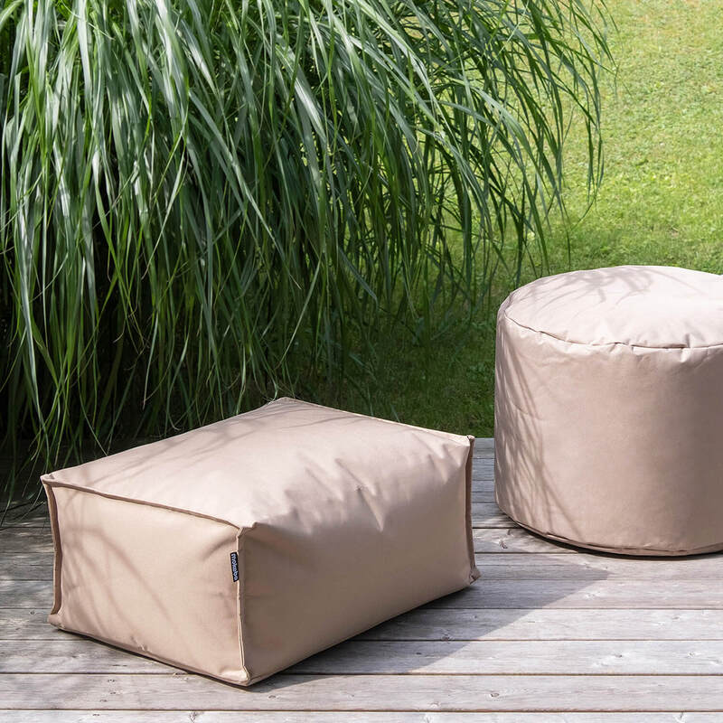 mokebo Outdoor-Pouf Sitzpouf Sitzsack Sitzhocker Hocker Sitz 50x35x65 cm Be931 - 4260669187689