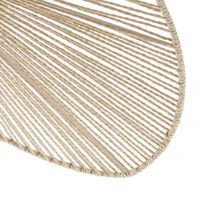Lindby Deckenleuchte Valdorin LED Lampe dimmbar beige 75x50cm Papier Leuchte - 4255830914096