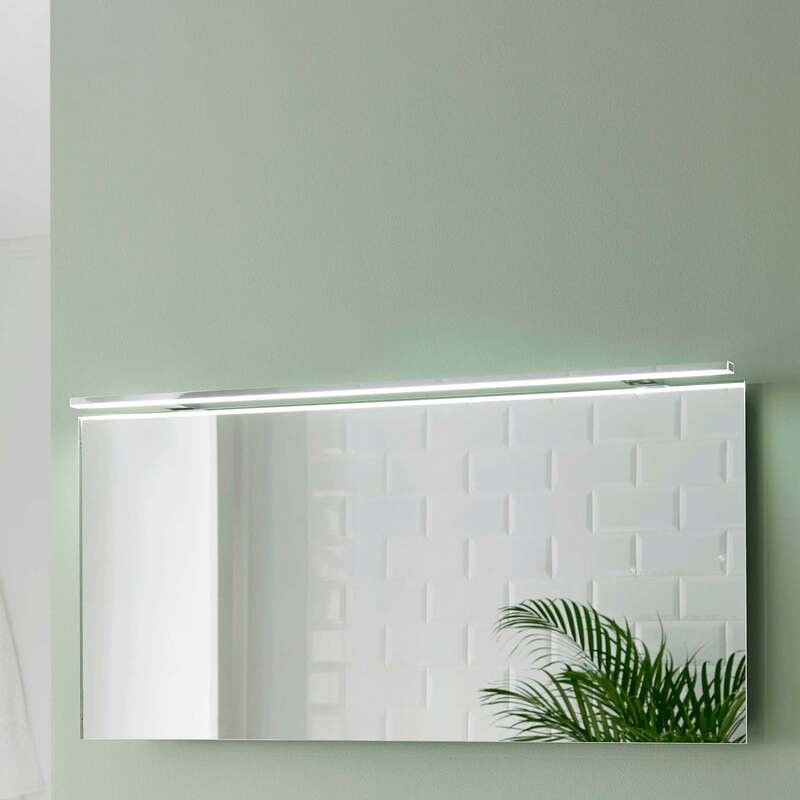 Ebir LED Wandleuchte Esther 2 chrom Designer Leuchte 120cm IP44 18W 5700K - 8435324902822