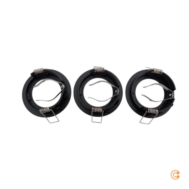 Paulmann Einbaustrahler Nova Coin 3xSet LED Spot schwarz matt Aluminium Ø7,8cm - 4000870944738