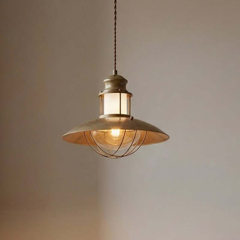 Lindby Pendelleuchte Hängeleuchte Louisanne LED Lampe dimmbar braun Ø35cm 28cm - 4251096524154