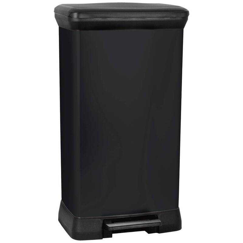 Curver Deco bin metalics 246364 Mülleimer 50 l 390 x 720 x 290 mm Eimer Tonne - 3253922162678
