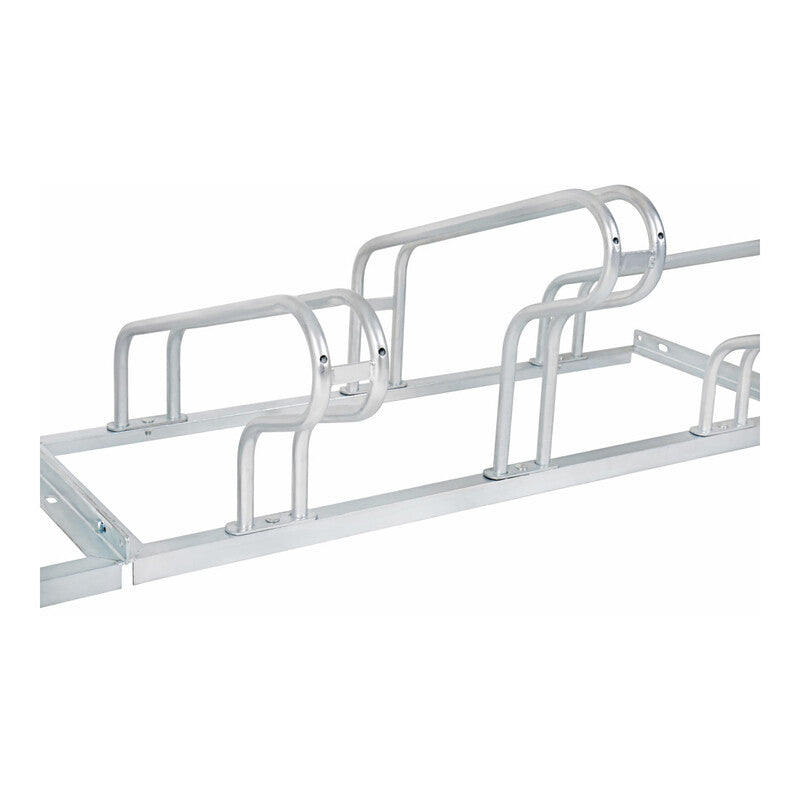 STIER Fahrradständer für 4 Räder Stahl verzinkt stabiler Bügelparker 1400x560mm - 4251709616986