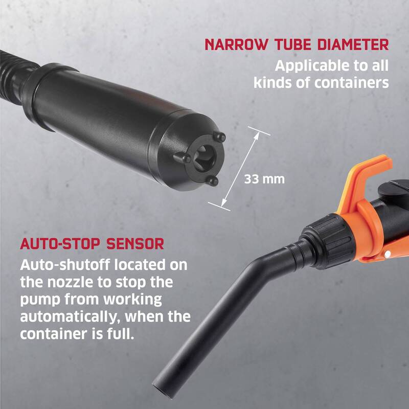Toolcraft Elektrische Diesel- und Heizölpumpe 12V 12l/min Handpumpe tragbar - 4064161473031