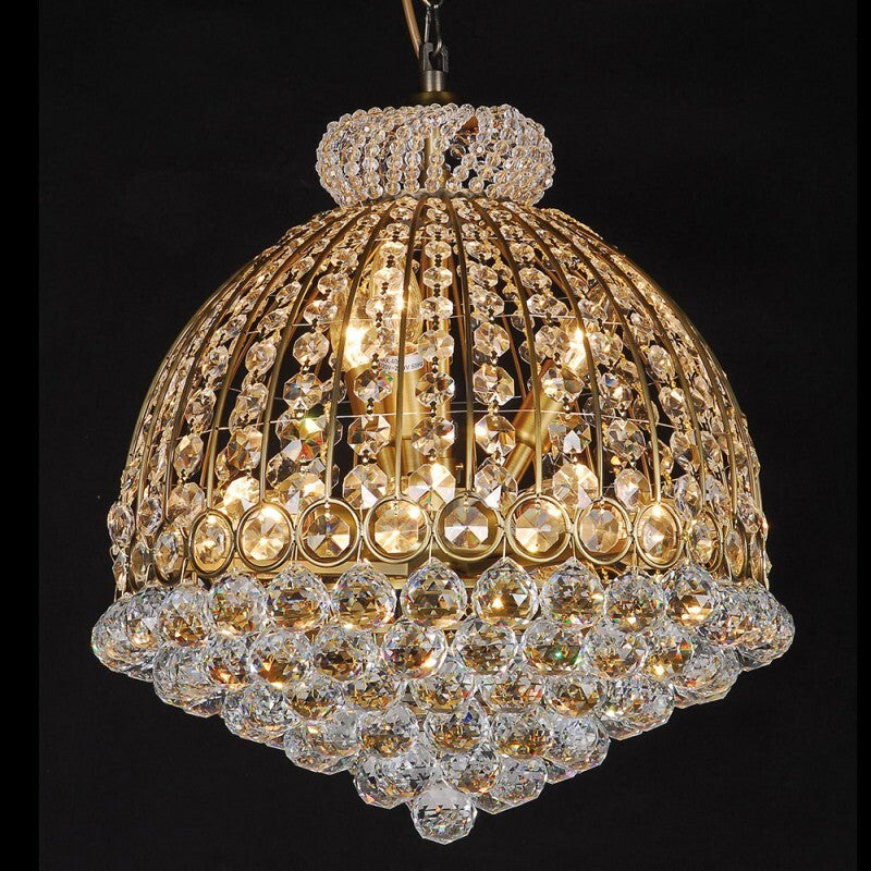LUMILAMP Üppiger Kristall-Kronleuchter Hängeleuchte Wohnzimmer Lampe Leuchte Dor - 8717459250956
