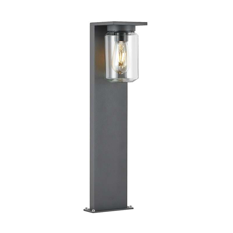 Lucande Wegeleuchte Semka LED Gartenleuchte dimmbar anthrazit 65cm Aluminium - 4251096594058