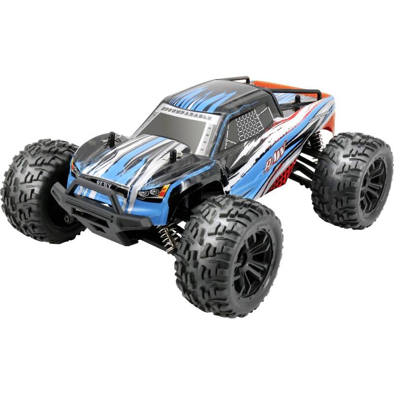 Reely RC Modellauto Elektro Monstertruck 1:14 Allradantrieb 35 km/h Blau RtR - 4064161189697