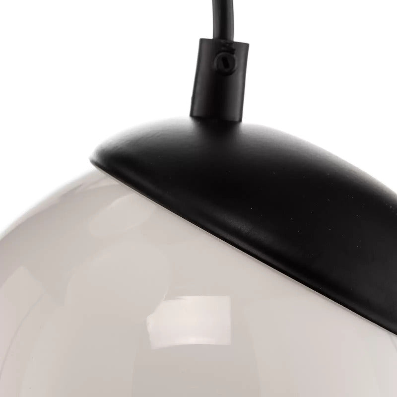 Hängeleuchte Sfera 3-flammig Glas/Metall schwarz Hängelampe E14 SIEHE TEXT/FOTO - 5902693771173