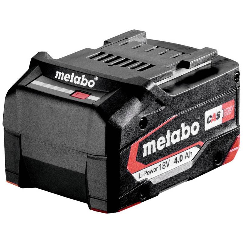 Metabo Werkzeug-Akku 18V 4.0Ah Li-Ion Akku für Elektrowerkzeuge wiederaufladbar - 4061792202214