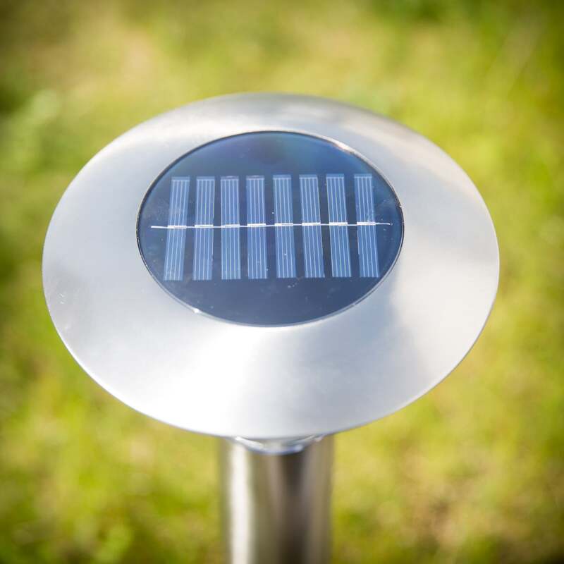 Lindby Solar-Gartenleuchte Jolin LED Außenleuchte Edelstahl 66cm IP44 - 6291106558869