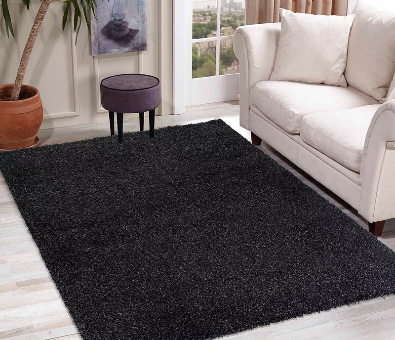 Desire Rugs Teppich Bodenbelag Wohnzimmerteppich Hochflor anthrazit 120 × 170 cm - 5056095216944