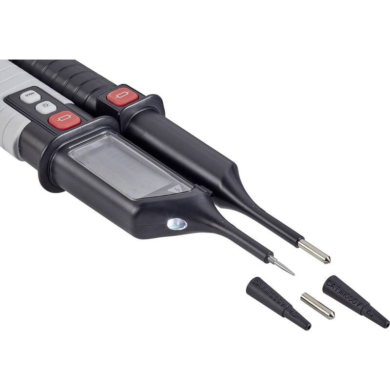 VOLTCRAFT VC 65 ZWEIPOL.SPG-PRÜFER 12-1000V AC/DC IP64 mit Durchgangsprüfung - 4016138994568
