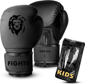 B-Ware FIGHTR Kinder Boxhandschuhe 06 oz für Jungen und Mädchen | Boxen MMA Kickboxen