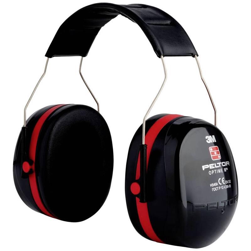 3M PELTOR OPTIME III Kapselgehörschutz 34 dB schwarz mit Kopfbügel für Lärm - 4046719386918