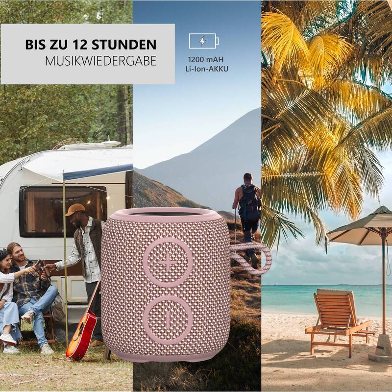 Mobile Beat Bluetooth-Lautsprecher PBS 1200 Musikbox Soundbox Musikgerät Box - 9004489028983