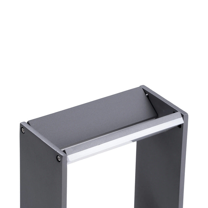 Lindby Wegeleuchte Wegelampe LED Aluminium dunkelgrau Luitgard Außenlampe 60cm - 4251911751963